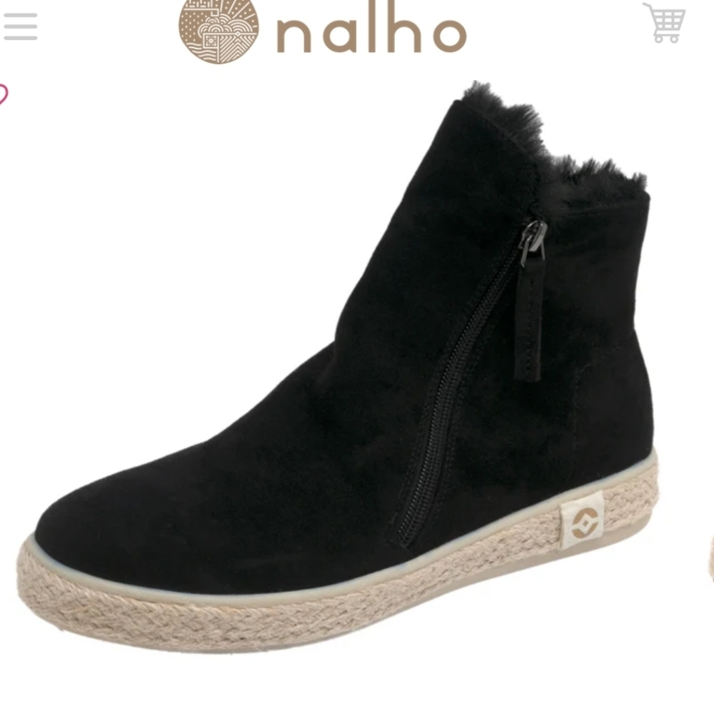 nalho TAJ yoga Mat Women's Black Ankle Boots Sz 10